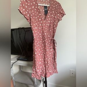 Polka dot wrap Abercrombie wrap dress